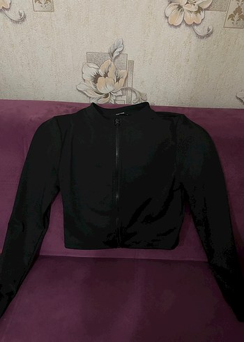 Lc Wakiki Siyah Yüksek Yakalı Uzun Kollu Atletik Üst - Görsel 4