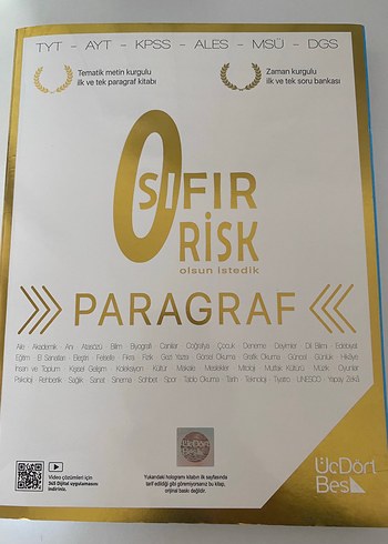 Sıfır Risk Paragraf Soru Bankası