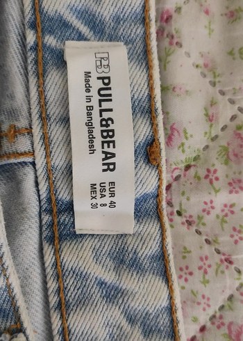 Pull&Bear Mavi Kadın Kot Pantolon 40 Beden