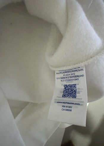 Ralph Lauren Ralph Lauren Beyaz Uzun Kollu Sweatshirt