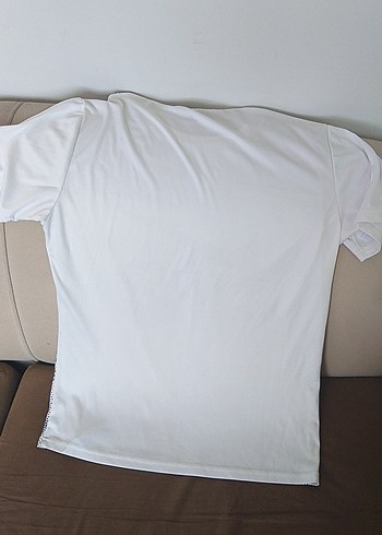 Nike Gri Kamuflaj Desenli Kadın Tişört - Görsel 3