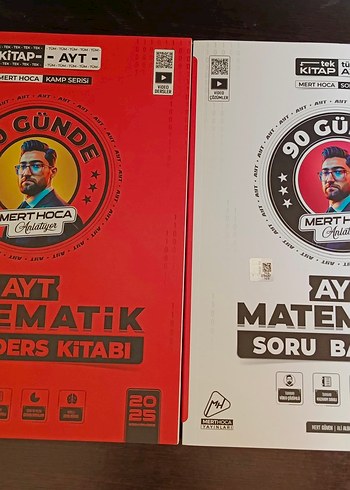 Mert Hoca 90 Günde AYT Matematik Soru Bankası ve Ders Kitabı.