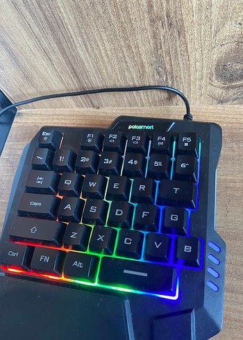 RGB Aydınlatmalı Tek El Mekanik Klavye - Görsel 4