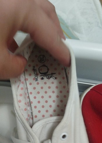 38 Beden Beyaz Kadın Düz Sneaker