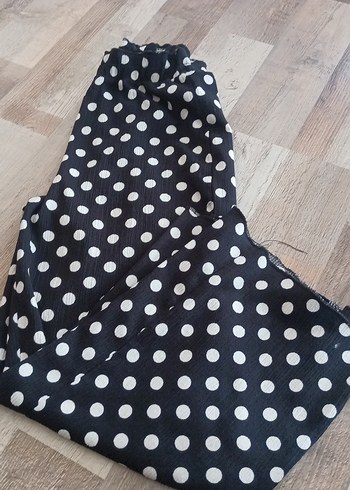 Puantiye Desenli Mini Askılı Bluzlu takım - Görsel 2