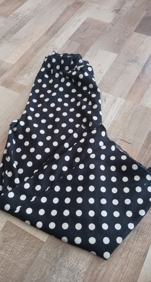 Puantiye Desenli Mini Askılı Bluzlu takım - Görsel 2