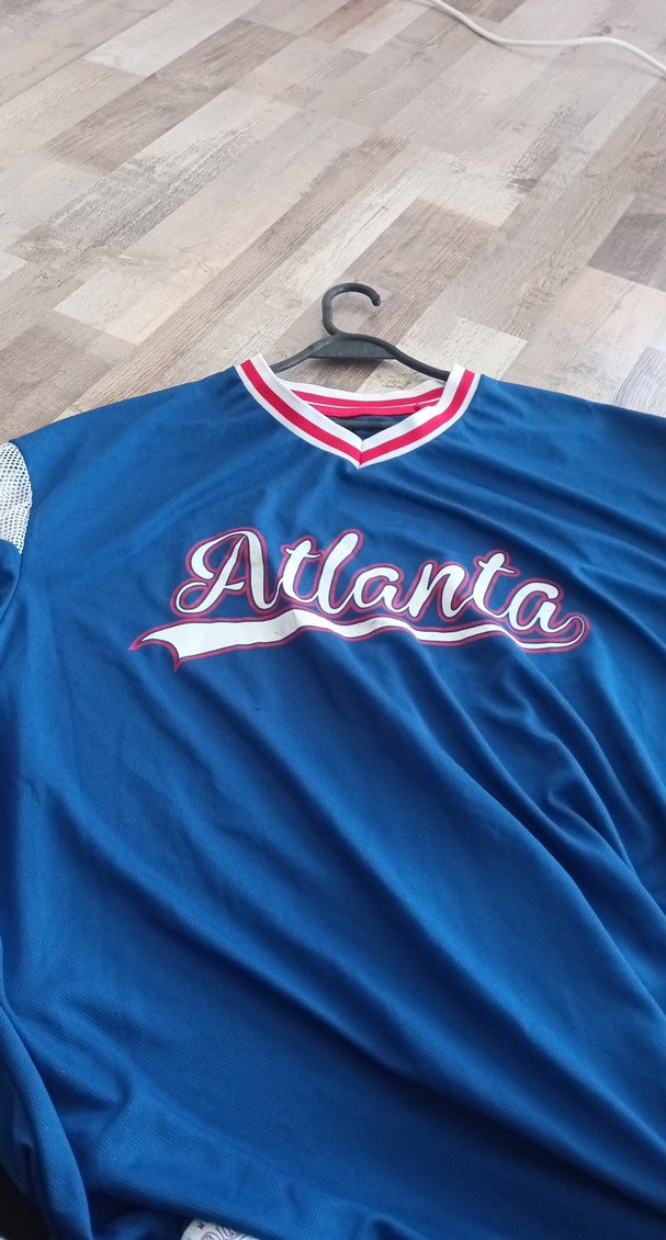 Mavi Baskılı Erkek Spor Tişört - Görsel 2