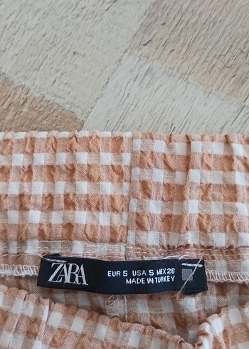 Bej Kadın Keten Pilili Bol Kesim Pantolon - Görsel 3