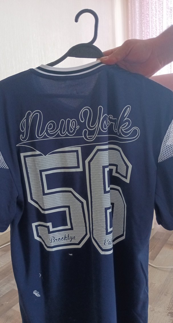 Lacivert Baskılı Erkek Tişört - Görsel 2