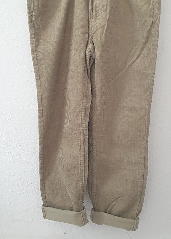 H&M Düğmeli Keten Çocuk Pantolon