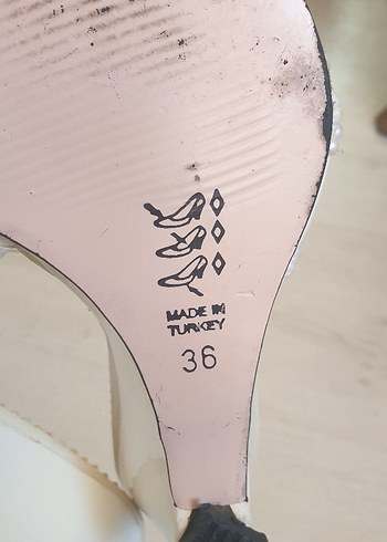 36 Beden beyaz Renk Beyaz İncili Kadın Terlik Gelin Terliği