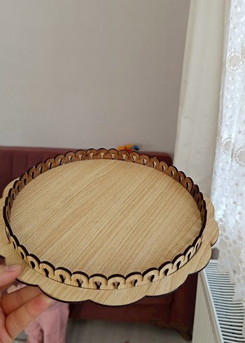 2'li Sunum Tepsisi El Yapımı - Görsel 3