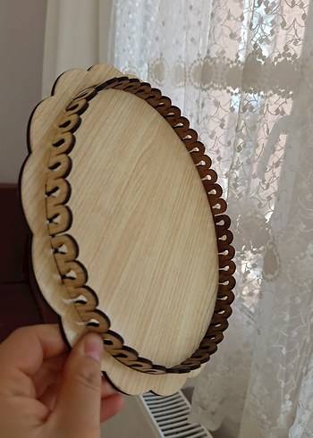 2'li Sunum Tepsisi El Yapımı - Görsel 2