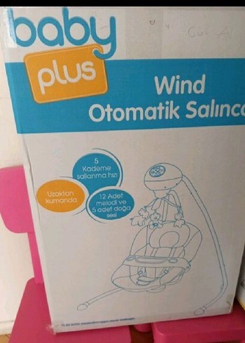 Baby Plus Wind Otomatik Sallanır Bebek Salıncağı