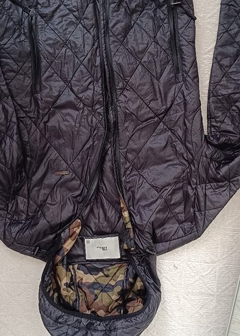 erkek Kapüşonlu Fermuarlı mont yağmurluk - Görsel 3