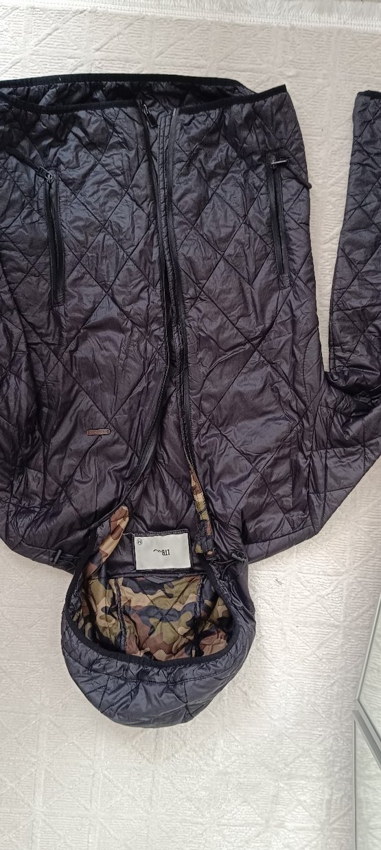 erkek Kapüşonlu Fermuarlı mont yağmurluk - Görsel 3