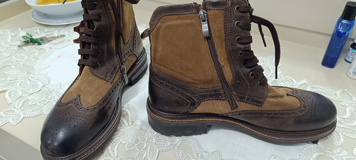 Lumberjack Kahverengi Süet Bağcıklı Erkek Biker Bot - Görsel 5