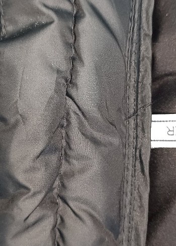 Siyah Kapüşonlu Erkek Mont kalın - Görsel 5