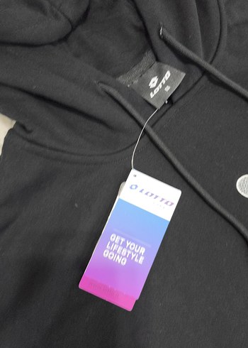 m Beden siyah Renk Kadın Siyah Kapüşonlu Sweatshirt