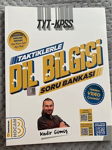 BENİM HOCAM TYT-KPSS TAKTİKLERLE DİL BİLGİSİ SORU BANKASI