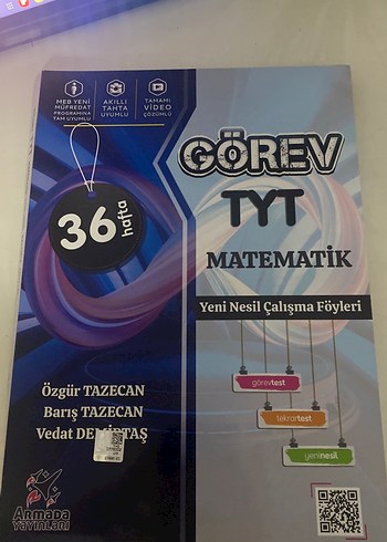 Armada Yayınları Görev TYT Matematik 36 Haftalık Çalışma Föyleri
