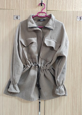 Kadın Salaş Kaşe kaban, ceket - Görsel 3