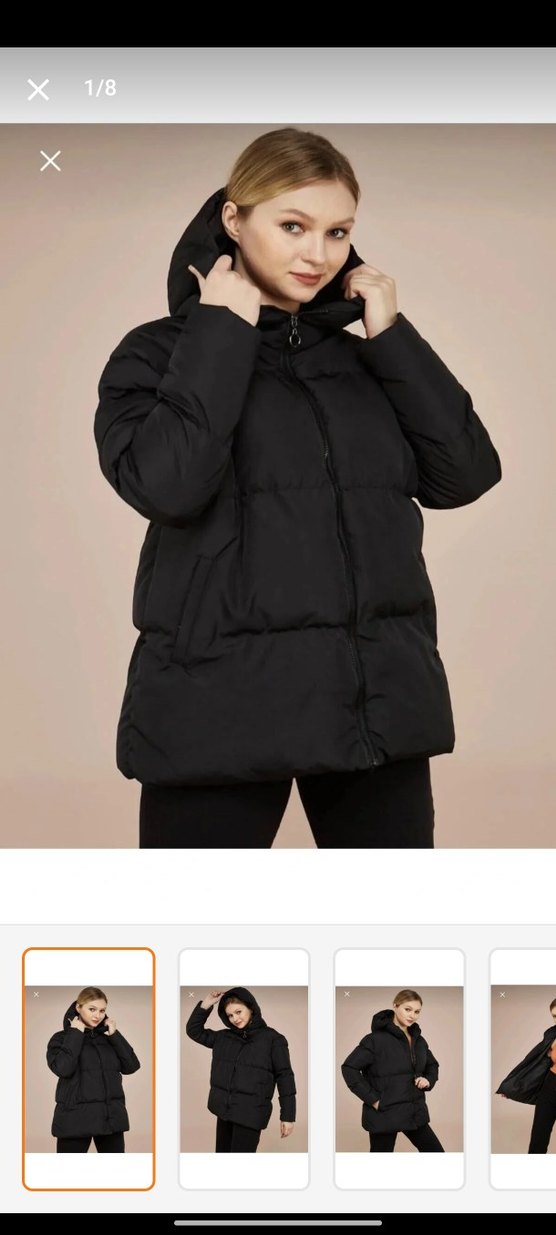 Siyah Kadın Puff Mont şişme mont - Görsel 4