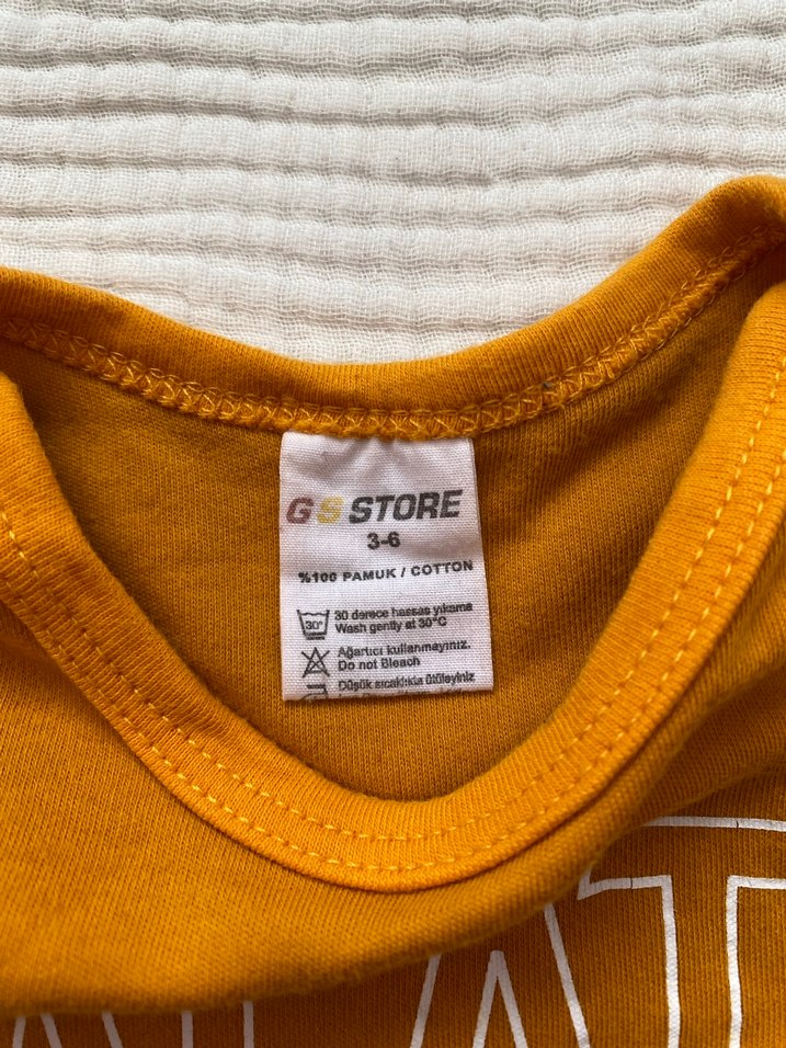 Kısa Kollu Renkli Bebek Body - Görsel 2