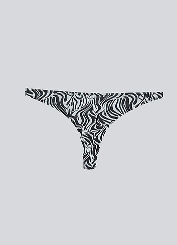 LC Waikiki LCW DREAM Siyah Kadın Desenli Bikini Alt