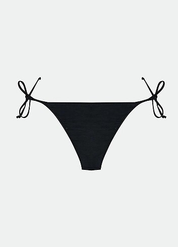 LC Waikiki LCW DREAM Siyah Düz Bağlama Detaylı Kadın Bikini Alt