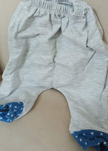 Gri Bebek Sweatshirt ve Pantolon Takımı - Görsel 2