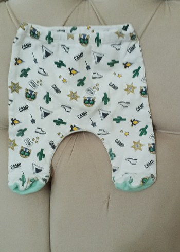 Kız Çocuk Kırmızı Çizgili Düğmeli Pantolon karışık bedenler - Görsel 7