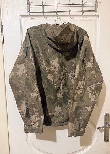 Kapüşonlu Kamuflajlı Erkek Ceket - Görsel 2