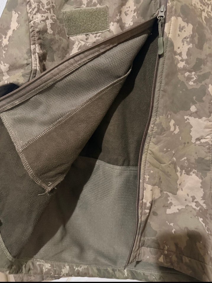 Kapüşonlu Kamuflajlı Erkek Ceket - Görsel 3