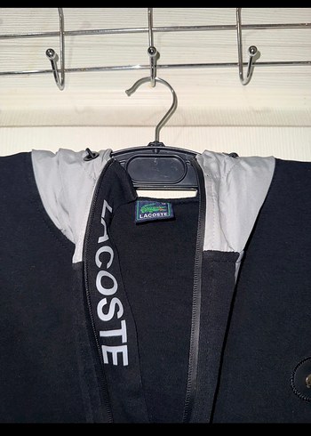 Lacoste Siyah Fermuarlı Erkek Sweatshirt - Görsel 2