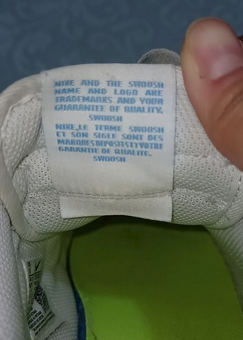 Nike Beyaz Mavi Nike Air Force Sneakers
