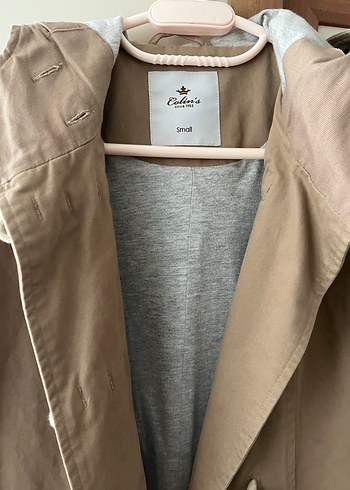 Bej Düğmeli Ceket - Görsel 3