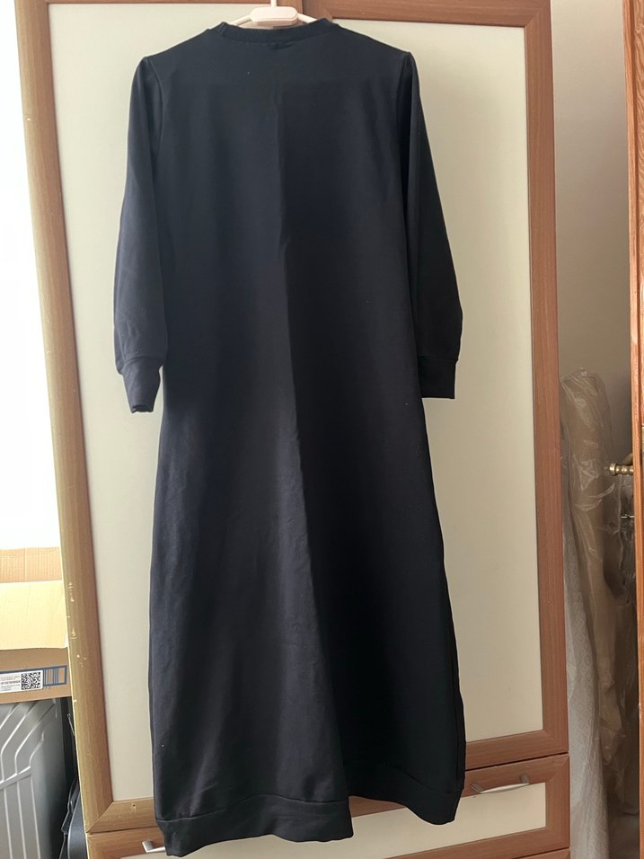 Nakışlı Bohem Uzun Kollu Elbise - Görsel 3