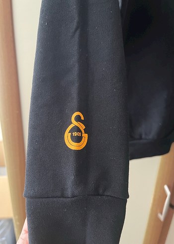 GS Store Siyah Kapüşonlu Baskılı Sweatshirt orijinal