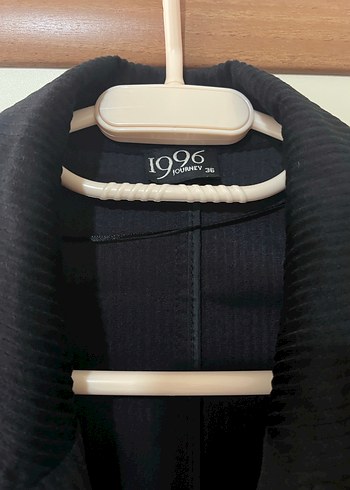 Siyah Süet Uzun Kadın Trençkot - Görsel 2