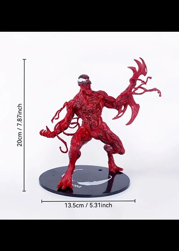 Beden Renk Kırmızı Venom Figürü