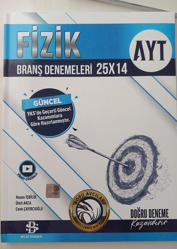 AYT Fizik Branş Denemeleri 25x14 Güncel