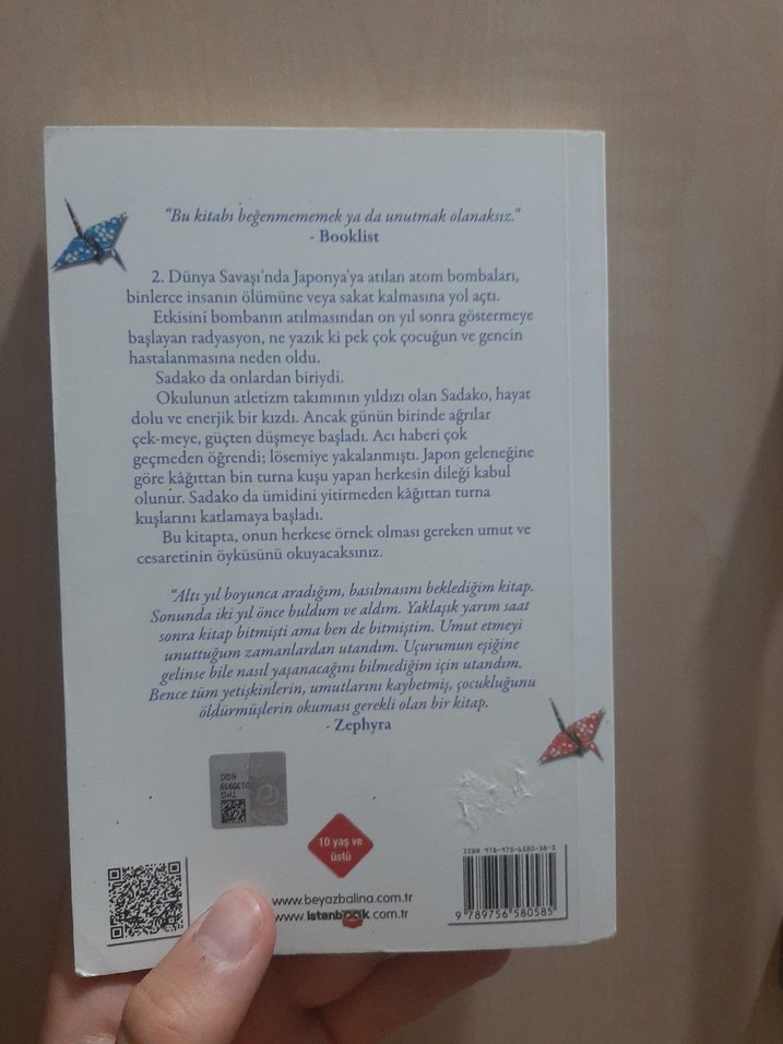 Sadako ve Kağıttan Bin Turna Kuşu - Eleanor Coerr - Görsel 2