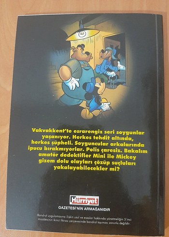 Disney Dedektif Mickey Tünelden Kaçış Çocuk Kitabı