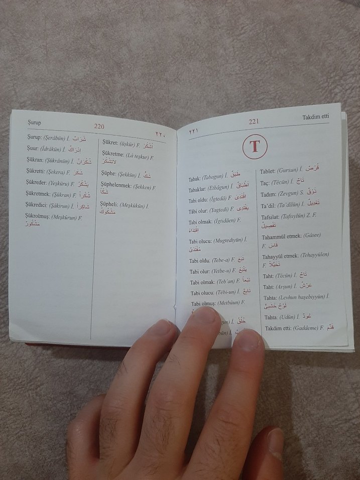 Arapça-Türkçe Fiil Çekimli Sözlük - Görsel 3