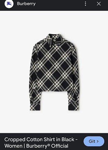 Burberry tarzı kazak