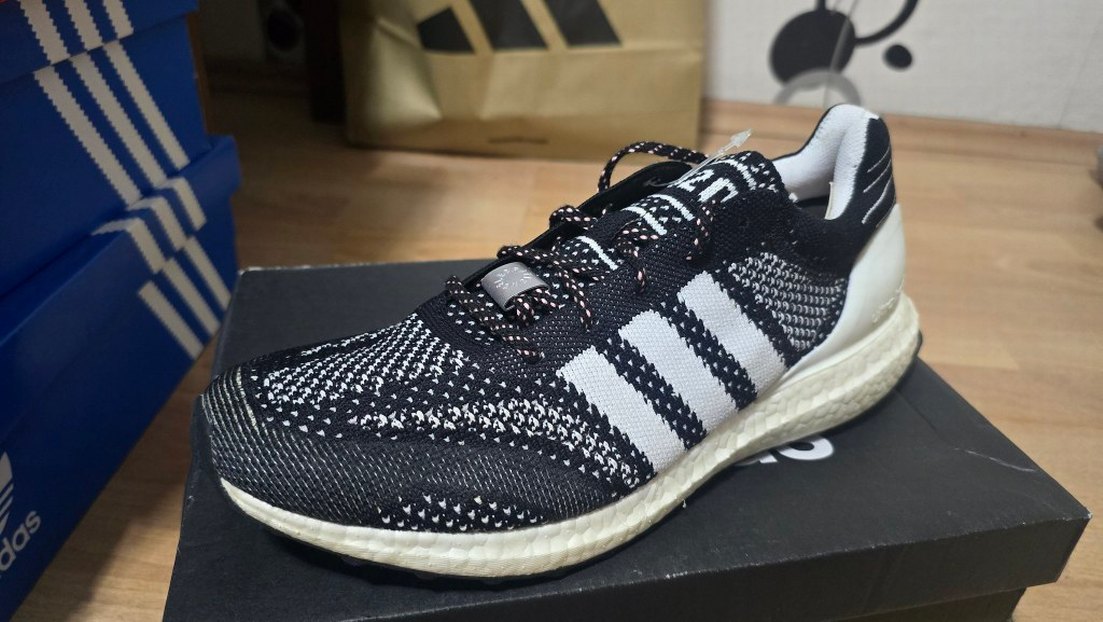 Adidas Erkek Spor Ayakkabı Beyaz Siyah - Görsel 2