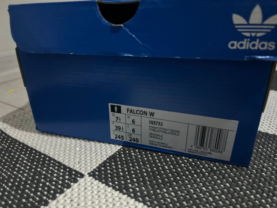 Beyaz Adidas  Falcon Kadın Günlük Spor Ayakkabı - Görsel 3