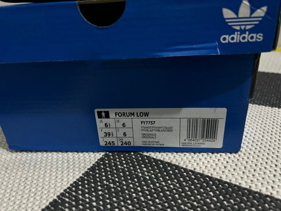 Adidas Forumlow Beyaz Siyah Bağcıklı Kadın Spor Ayakkabı - Görsel 3