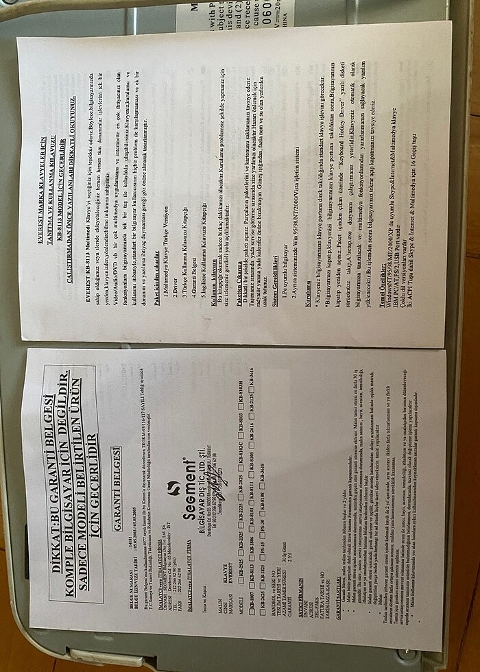 Vintage klavye - Görsel 5